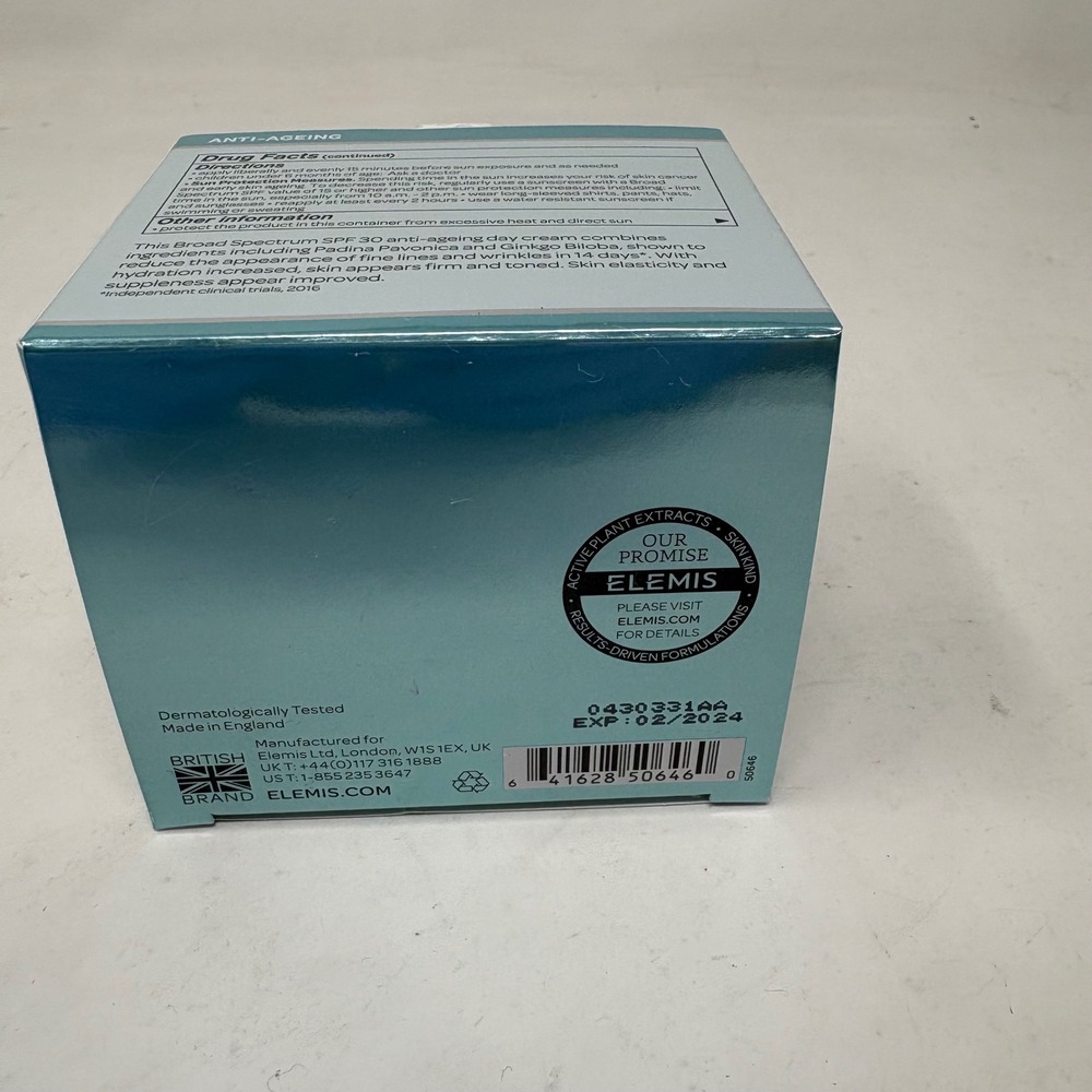 Elemis Pro-Collagen Marine Cream SPF 30 Anti-Ageing Day Cream 30ml 1.0oz New - Picture 4 of 4